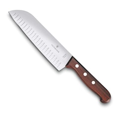 Rosewood Stainless Steel Santoku Knife
