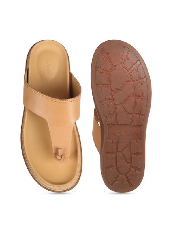 Beige Leather Sandals 1