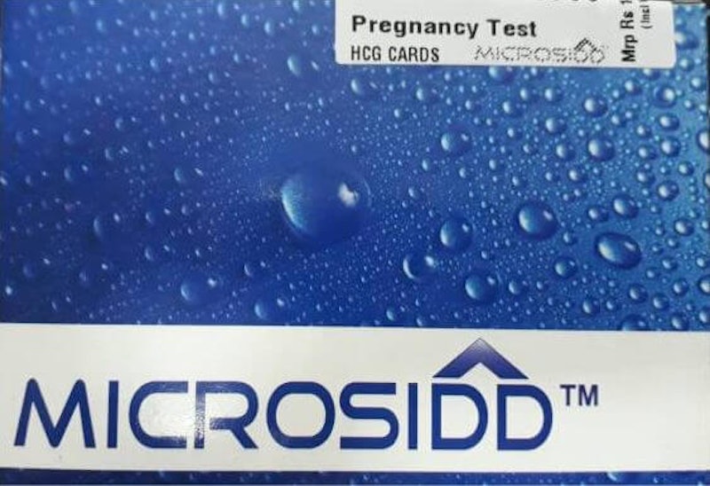 5. MICROSIDD Pregnancy Test 1