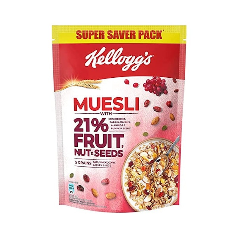 Muesli with 21% Fruit, Nut & Seeds, 750g 1