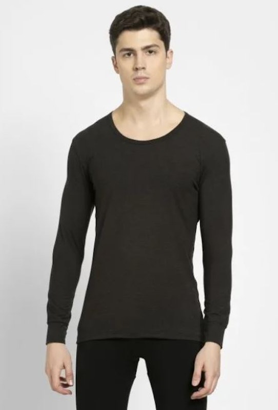 Black Thermal Long Sleeve Vest 1