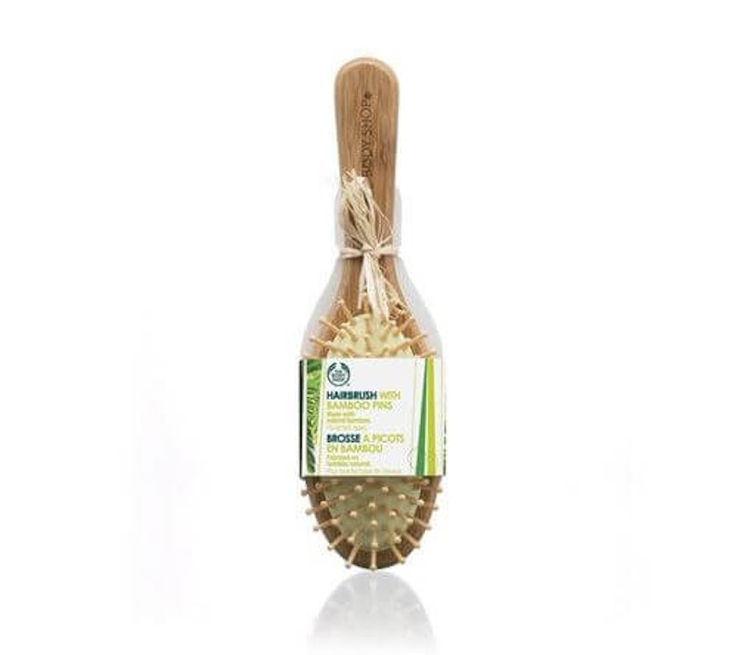 Hairbrush with Bamboo Pins 1