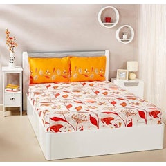 Lily Bloom Double Bed Sheet