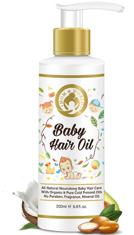 Baby Hair Oil With Organic & Coldpressed Natural Oil For Kids 1