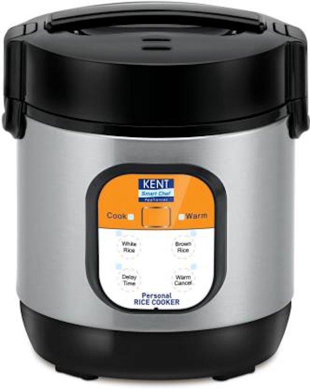 16019 Personal Electric Rice Cooker (0.9 L, Black, Grey) 1
