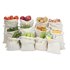 Set of 12 Reusable Bags