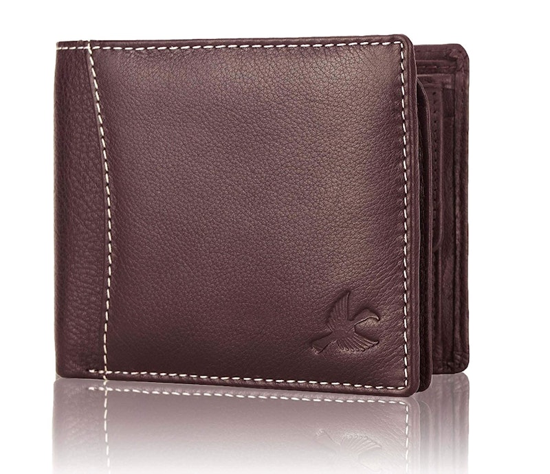 Themes Brown Men's Leather Wallet 1