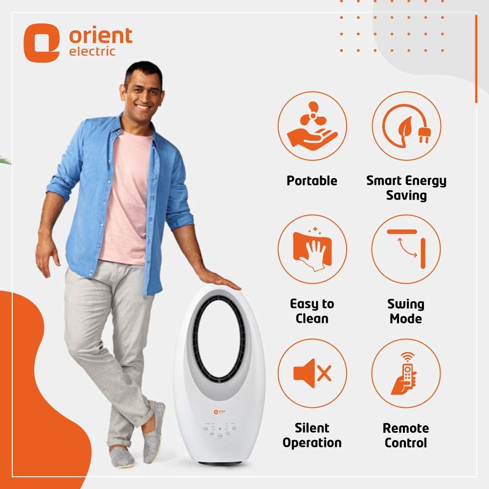 Electric Bladeless Fan with Remote 2