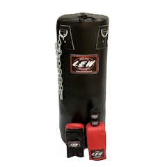 LEW 3FT Filled Heavy Koskin Leather Punch Bag