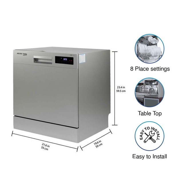 Beko 8 Place Table Top Dishwasher 3