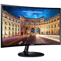 Curved LED Backlit Computer Monitor