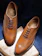 Red Tape Men Tan Brown Solid Leather Formal Brogues 1