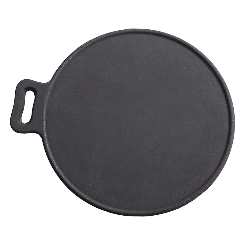 Pre-Seasoned Cast Iron Tawa Cookware with Flat Bottom (Black) 1