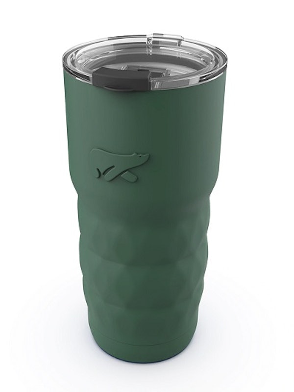 Java Olive Green Insulated Stainless Steel Travel Coffee Mug 1