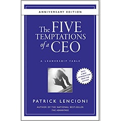 The Five Temptations of a CEO