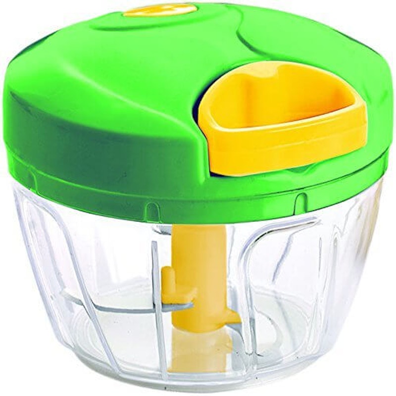 Plastic Veggie Cutter, Green 1