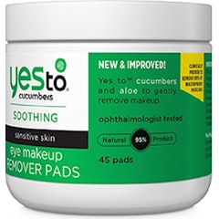 10. Yes To Cucumbers Eye Makeup Remover Pads