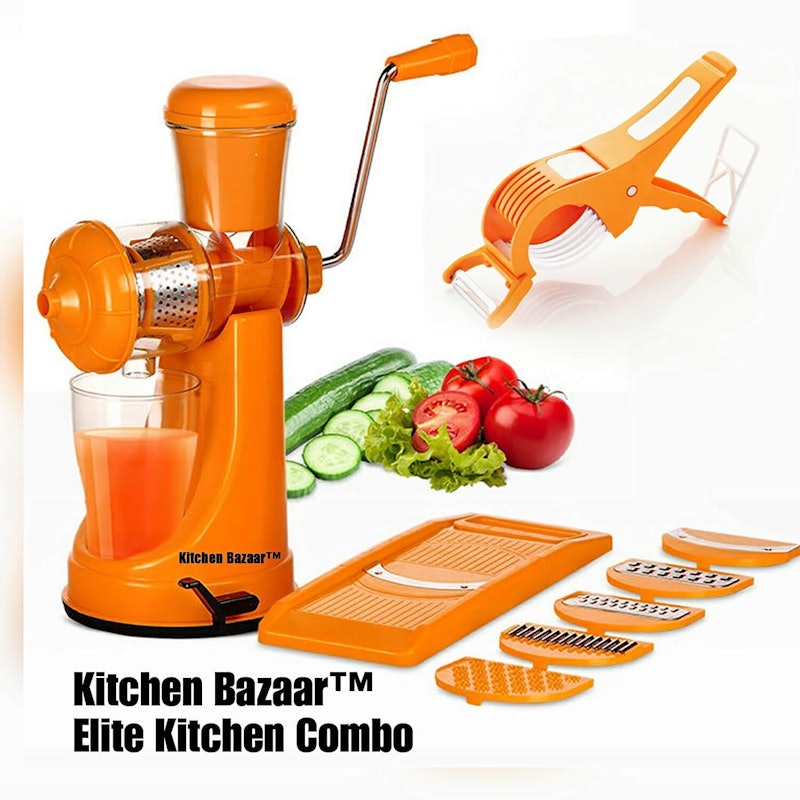 Elite Kitchen Combo of 3-Manual Juicer With Steel Handle 1
