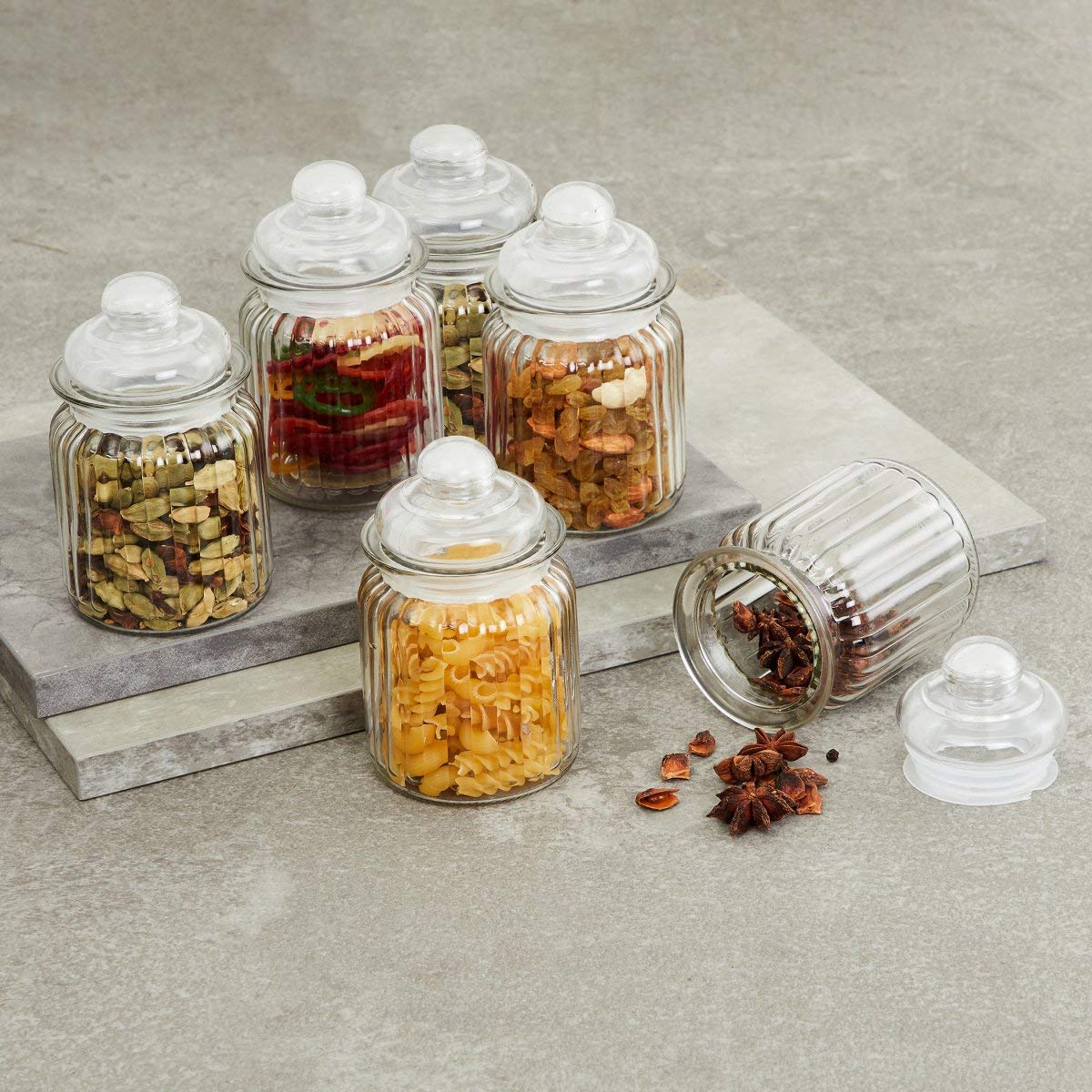 Mimosa Storage Glass Jars 1