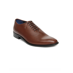 Men Brown Leather Formal Shoes
