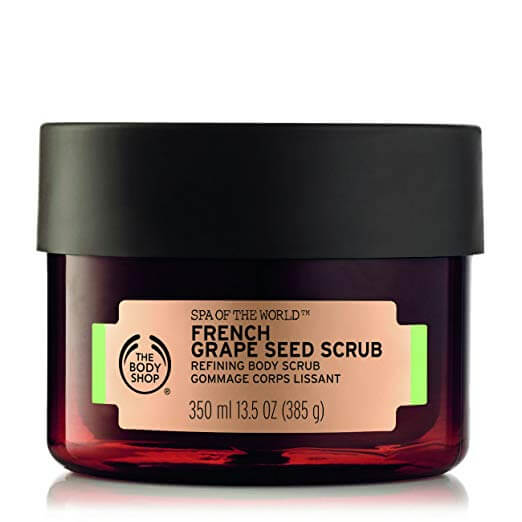 5. The Body Shop Spa of the World French Grape Seed Body Scrub 1