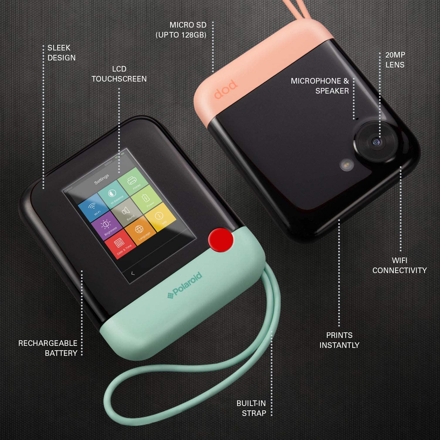 POP 2.0-20MP Instant Print Digital Camera 2