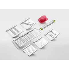 Multipurpose 6in1 Stainless Steel Grater and Slicer/Vegetable Cutter