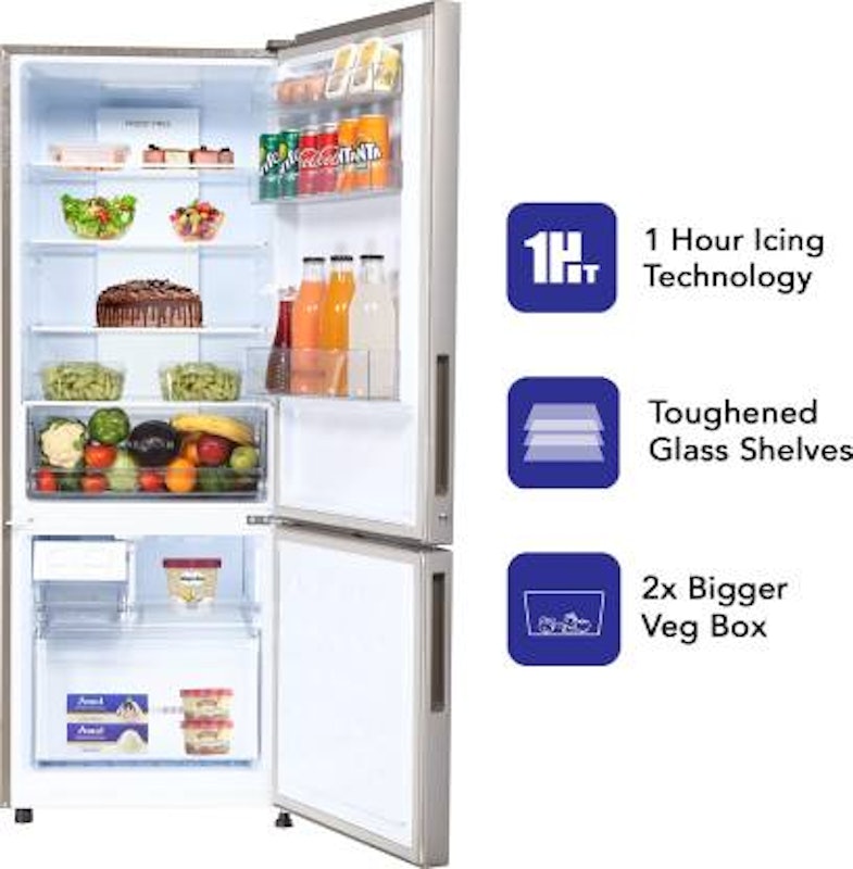 320 L Frost Free Double Door Bottom Mount 2 Star Refrigerator 2