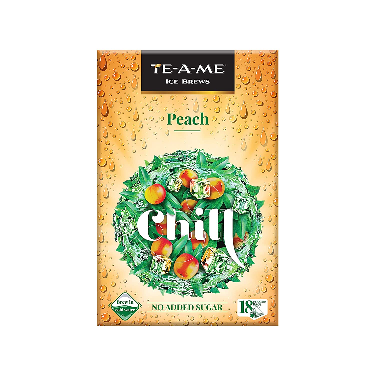 TE-A-ME Ice Brews Cold Brew Ice Tea, Peach 1