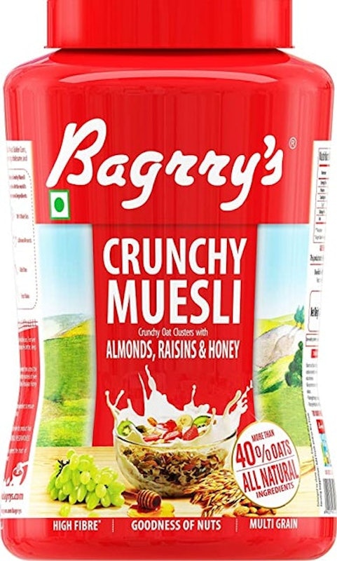 Crunchy Muesli Oat Clusters with Almonds, Raisins & Honey, 1kg 1