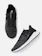 Reebok Women Black & Charcoal Grey Woven Design 1