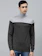 Marks & Spencer Men Grey Colourblocked Pullover Sweater 1