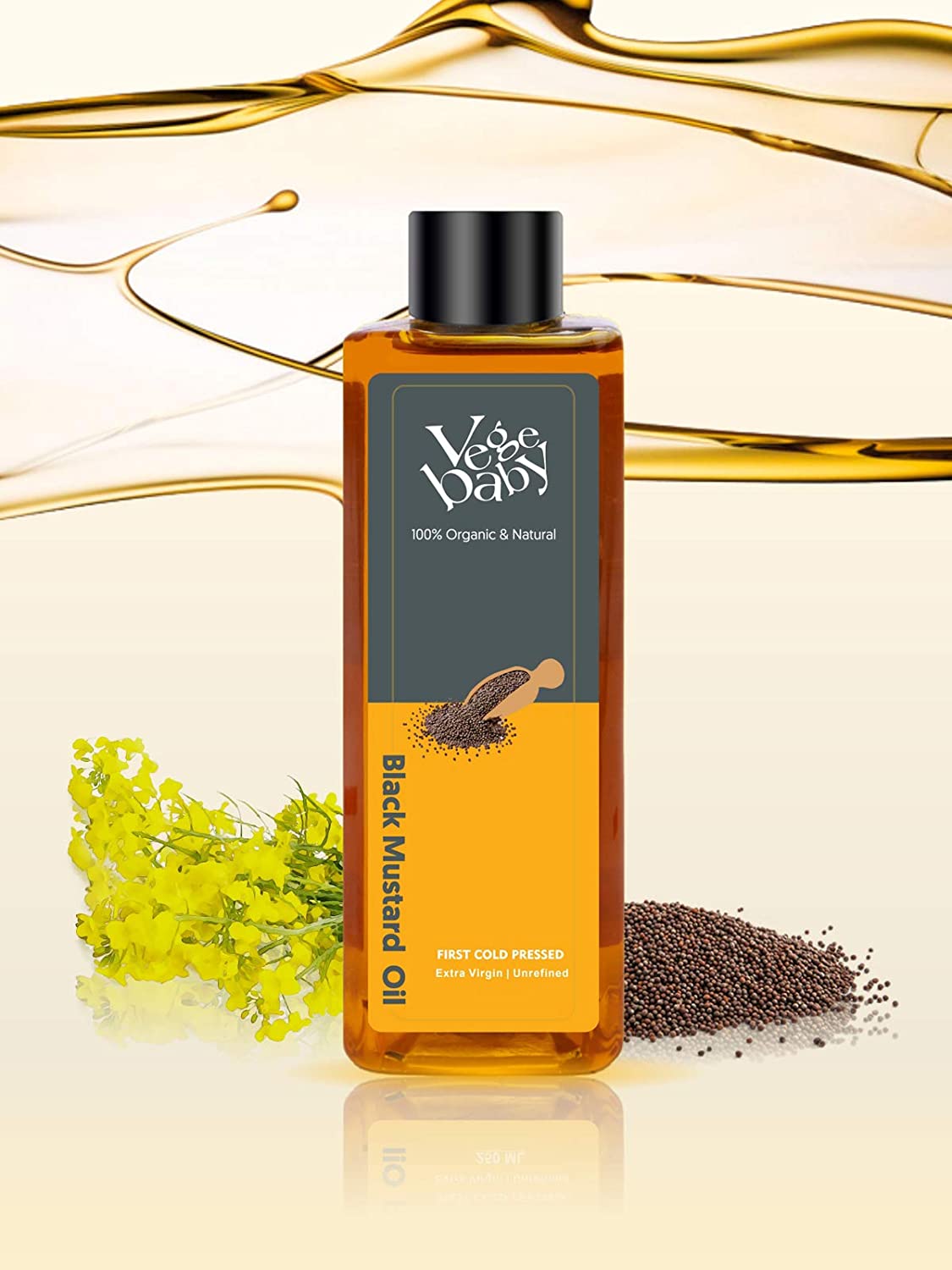 Natural Cold Pressed Extra Virgin Black Mustard Oil 1