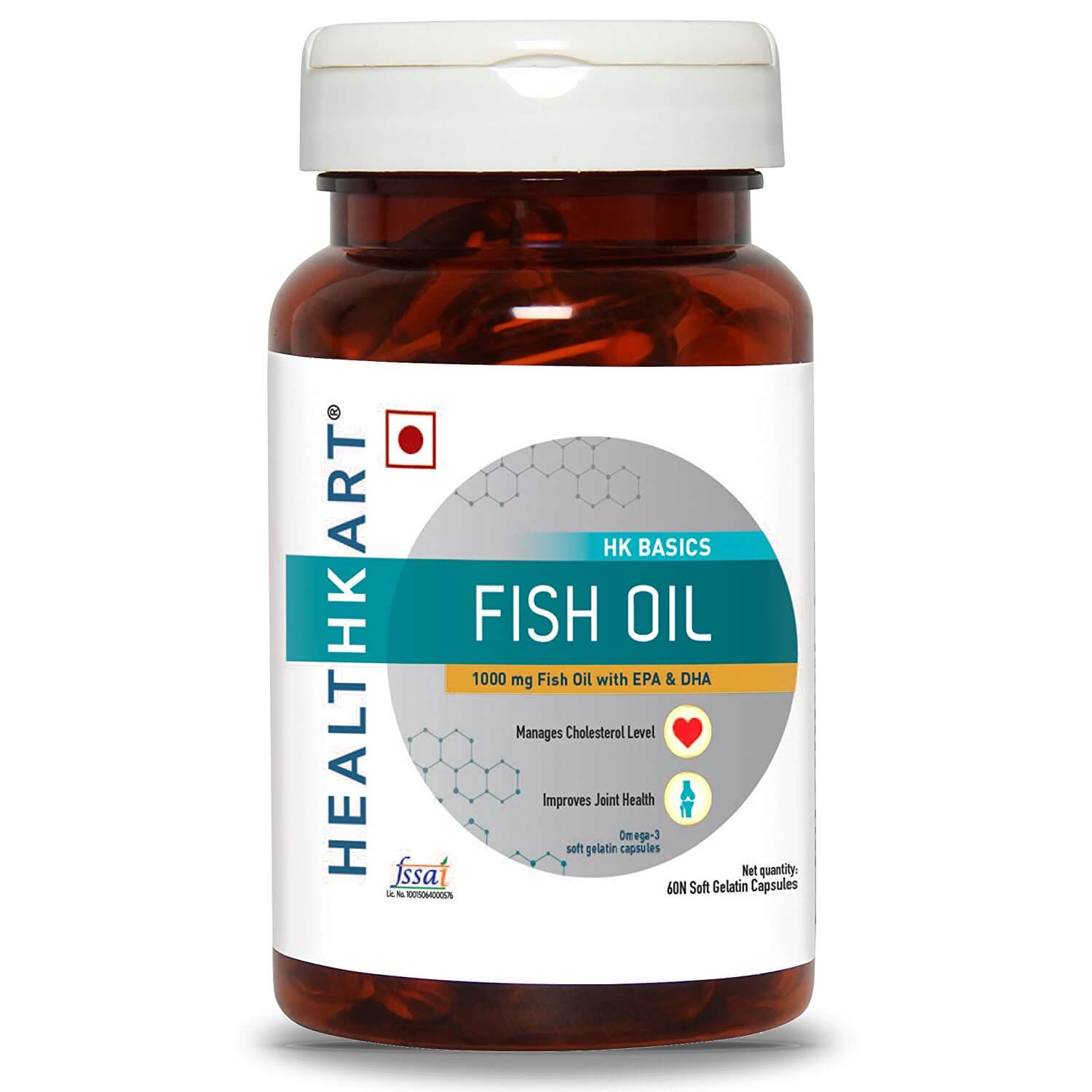 Fish Oil 1000 mg Omega-3 Capsules 1