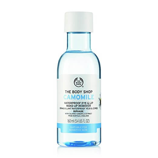 2. The Body Shop Camomile Waterproof Eye and Lip Make-Up Remover 1