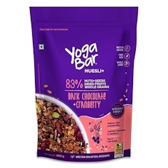Wholegrain Breakfast Muesli - Dark Chocolate + Cranberry, 400g
