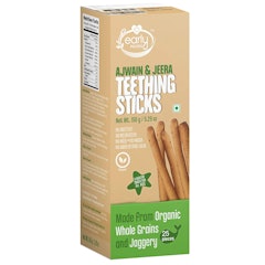 Whole Wheat Ajwain Jaggery Teething Sticks