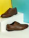 Red Tape Men Brown Textured Leather Formal Brogues 1