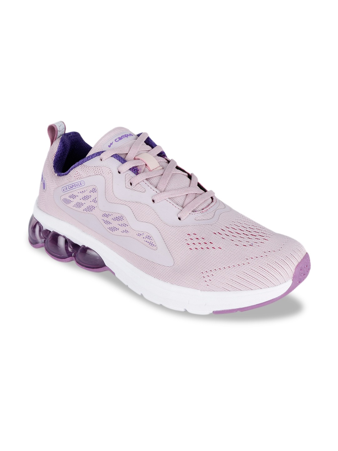 Women Pink Mesh Walking Shoes 1
