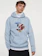 Hennes & Mauritz Men Blue Printed Hoodie 1