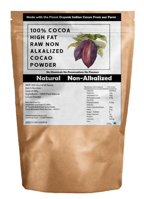 100 % High Fat Cocoa Powder 1