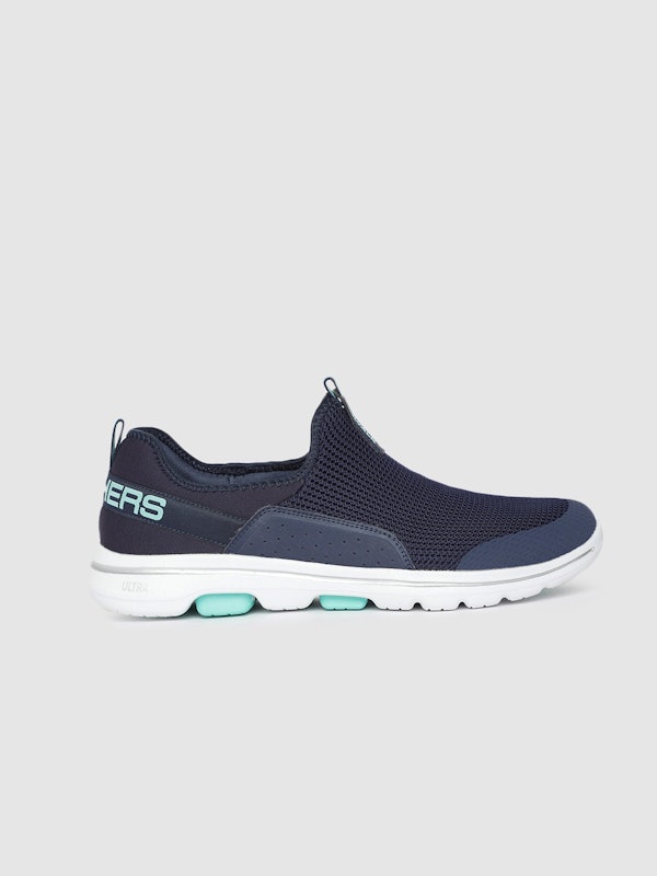 Women Navy Blue Go Walk 5 Walking Shoes 1