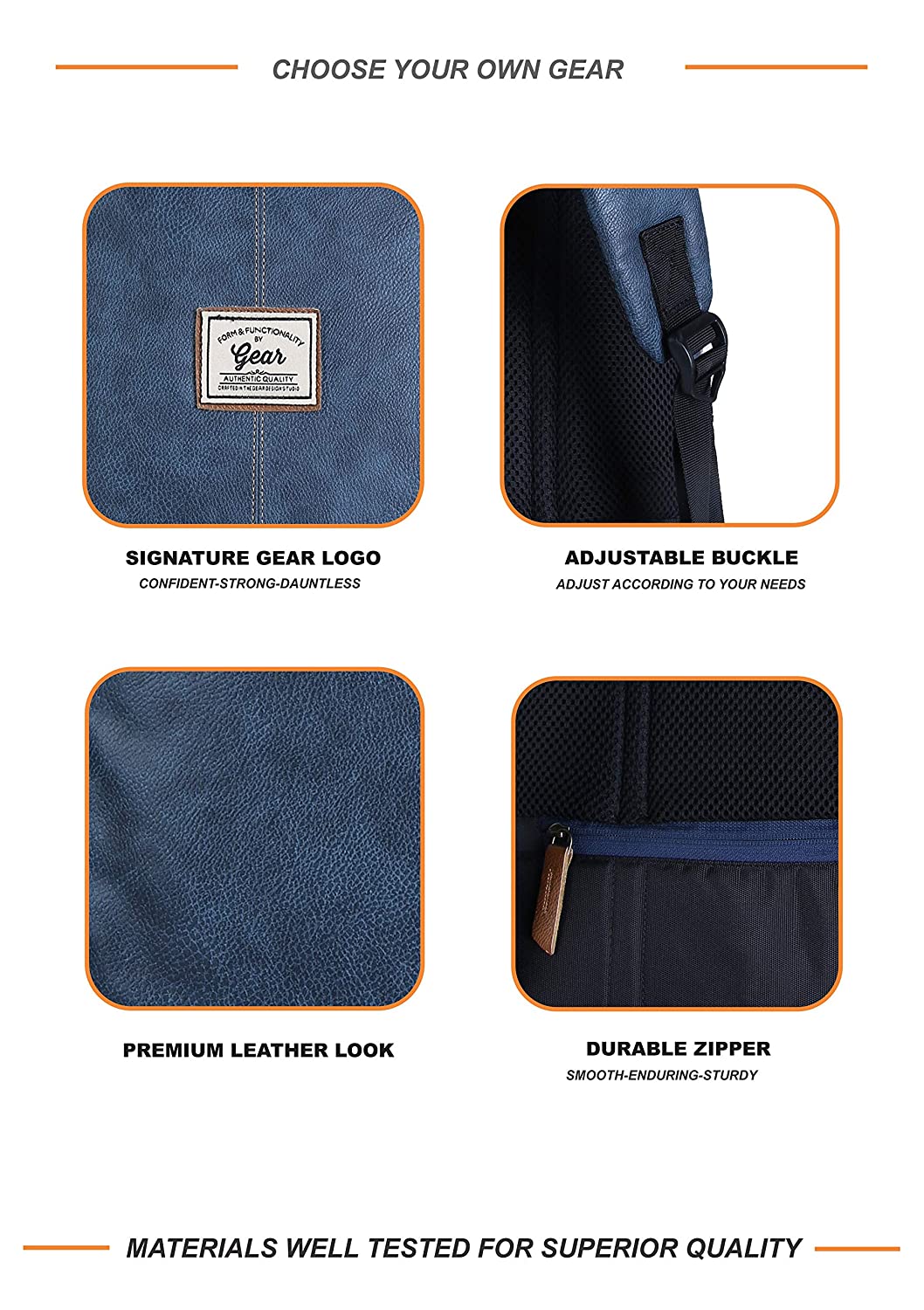 Classic Anti Theft Faux Leather  3