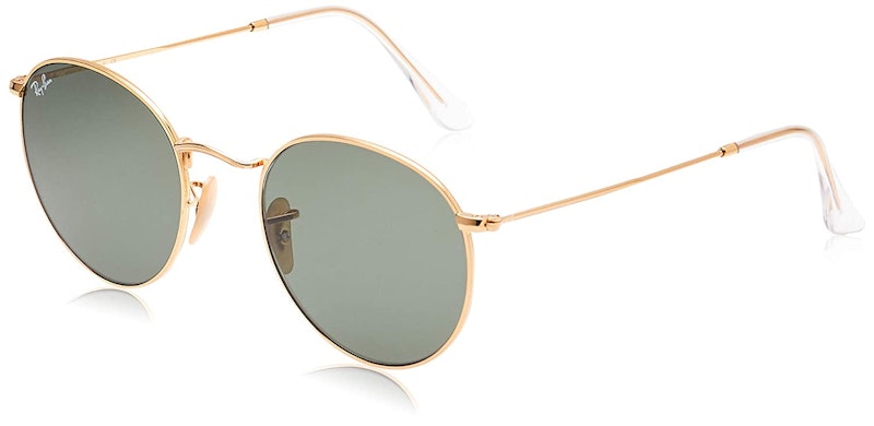 Flat Lens Metal Round Sunglasses 1