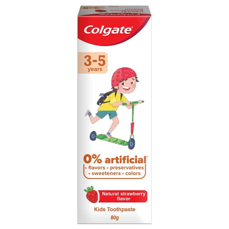 Toothpaste for Kids (3-5 years), Natural Strawberry Flavour 1
