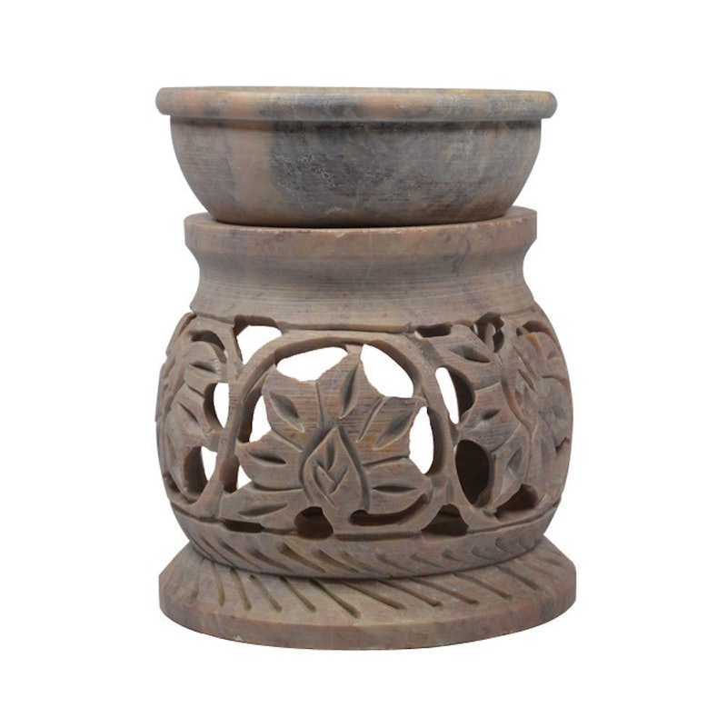 Handcrafted Soapstone Aroma Burner Oil Diffuser 1