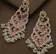 Katri Pink Gold Plated Kundan Earrings 1